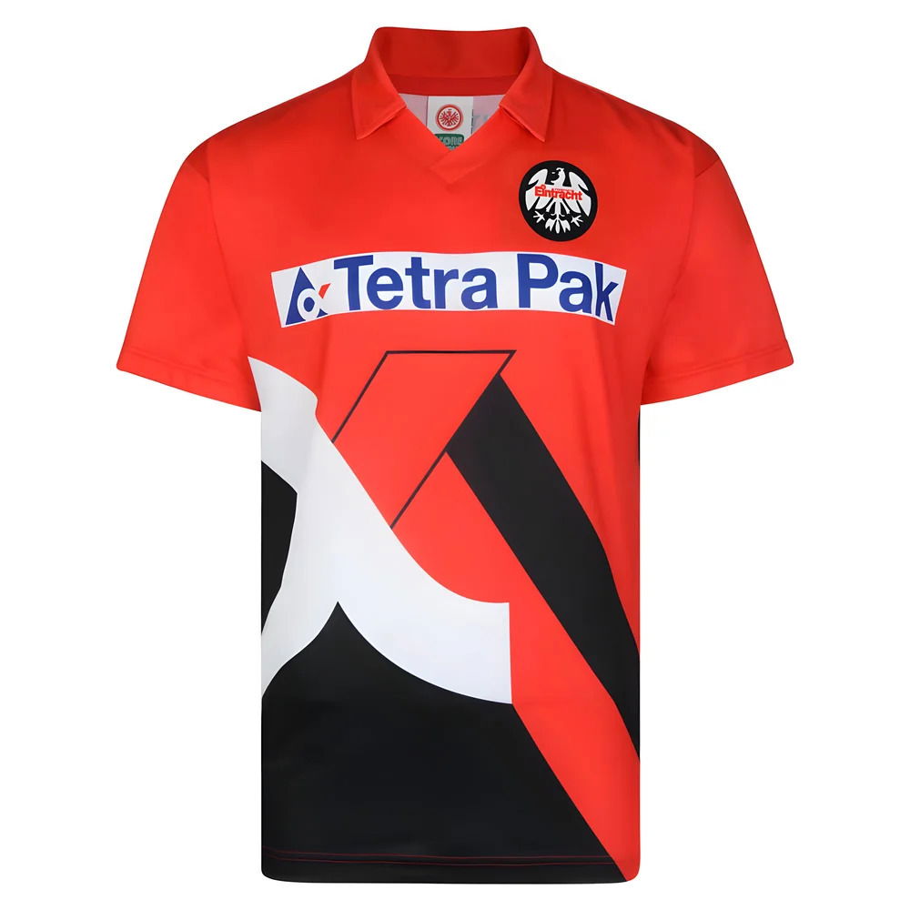 Score Draw Eintracht Frankfurt 1994 Retro Football Shirt