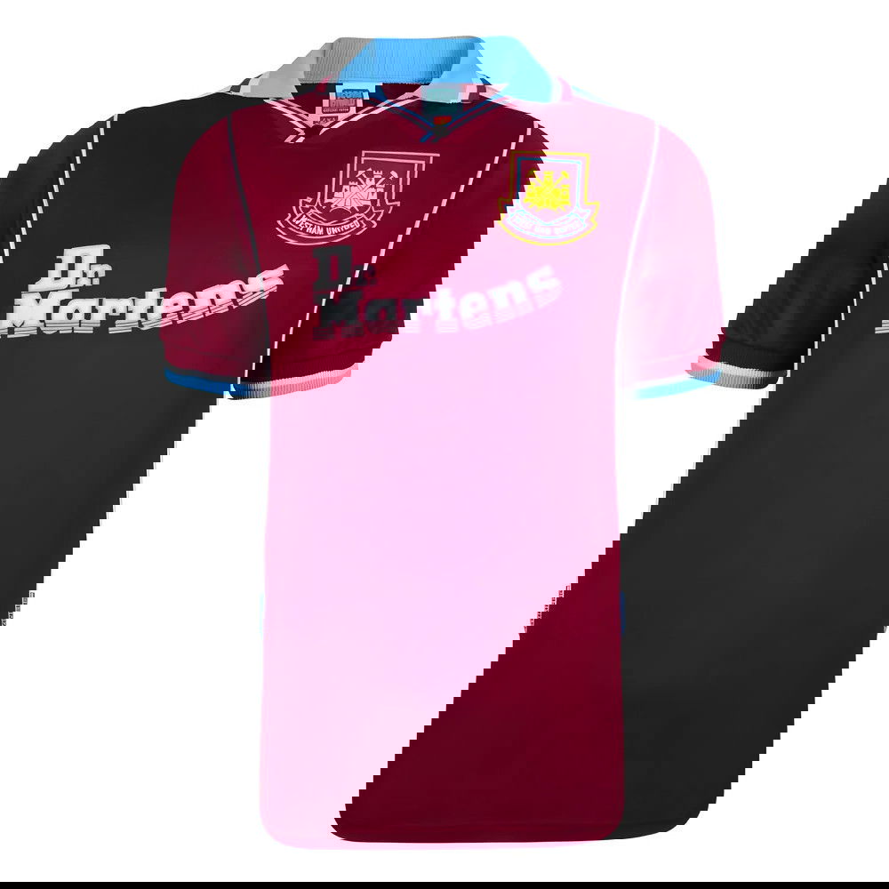Score Draw West Ham United 2000 Retro Football Shirt