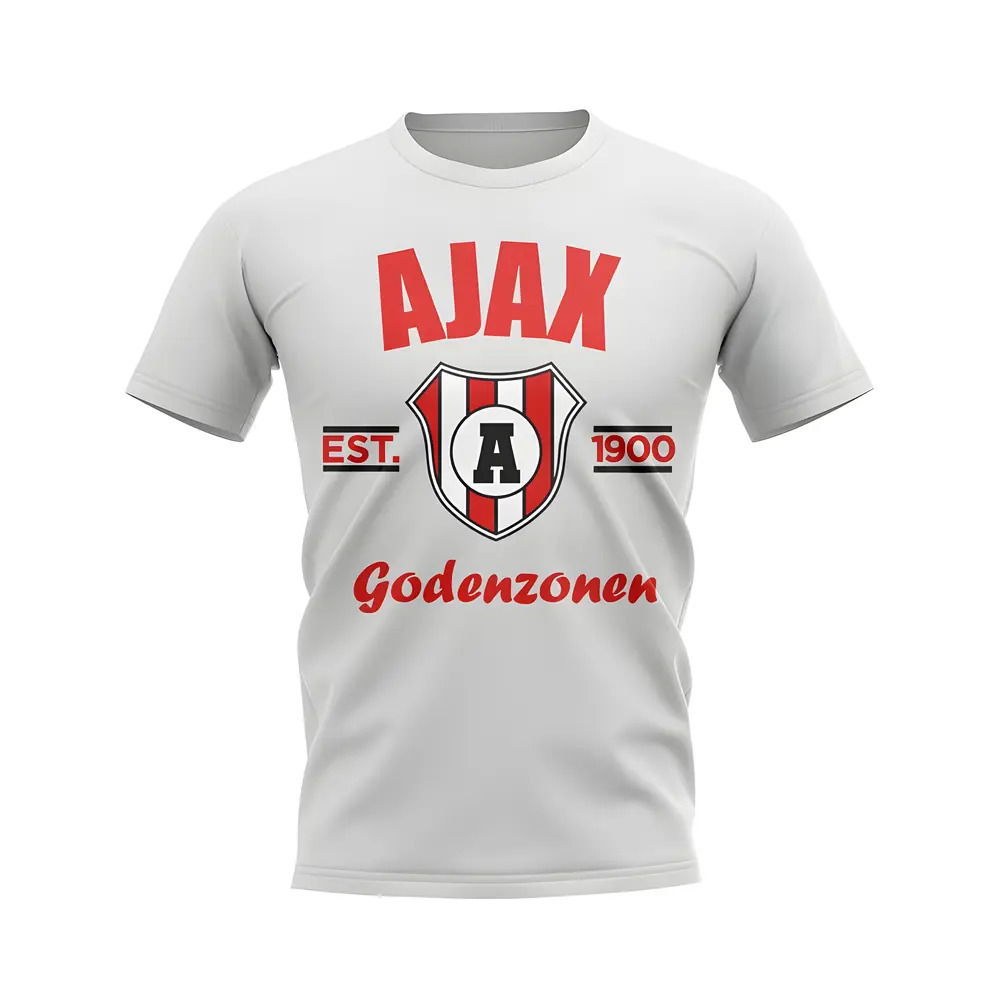 Ajax Established Football T-Shirt (White)