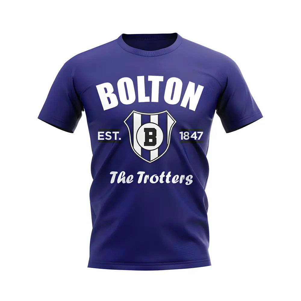Bolton Established Football T-Shirt (Navy)