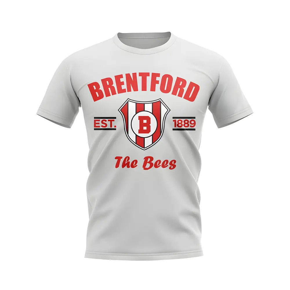 Brentford Established Football T-Shirt (White)