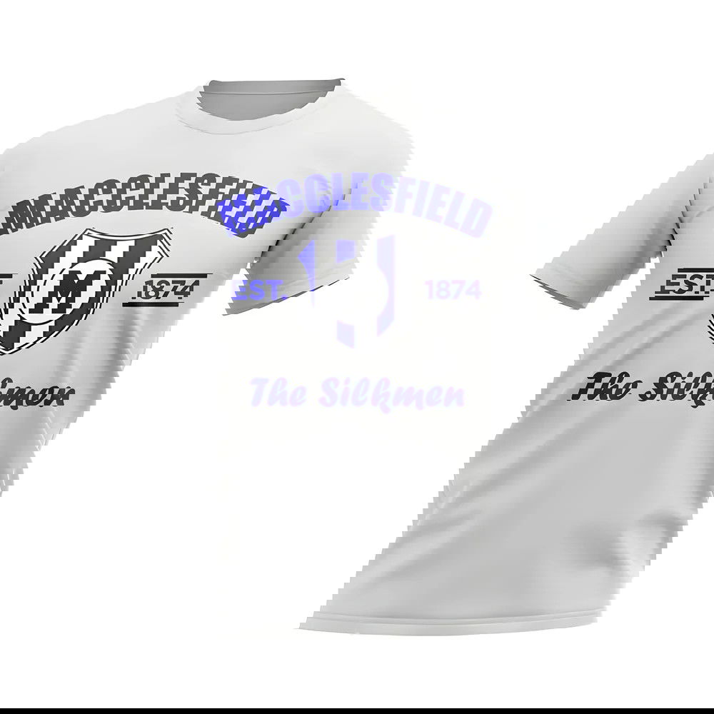 Macclesfield Established Football T-Shirt (White)