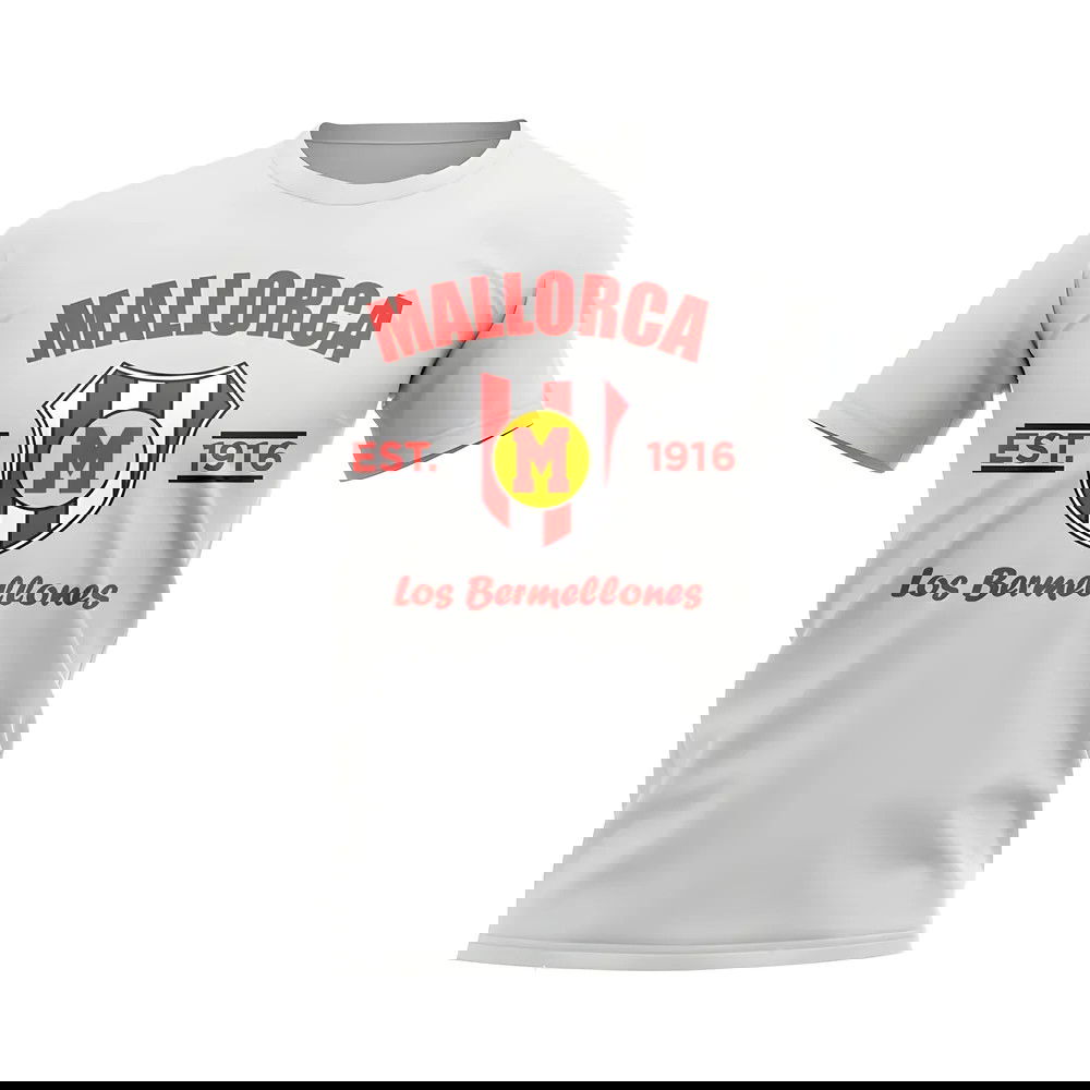 Mallorca Established Football T-Shirt (White)