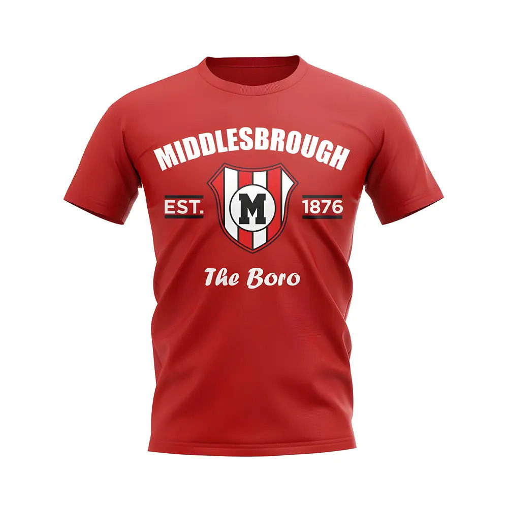 Middlesbrough Established Football T-Shirt (Red)