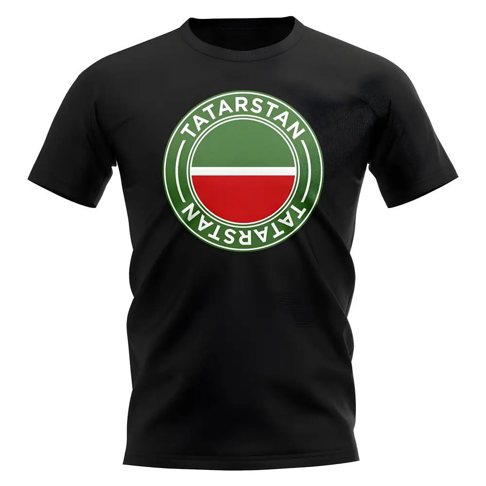 Tatarstan Football Badge T-Shirt (Black)