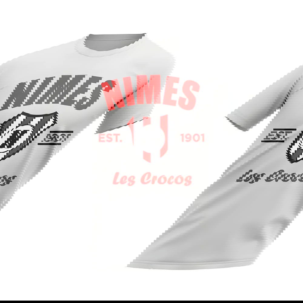 Nimes Established Football T-Shirt (White)