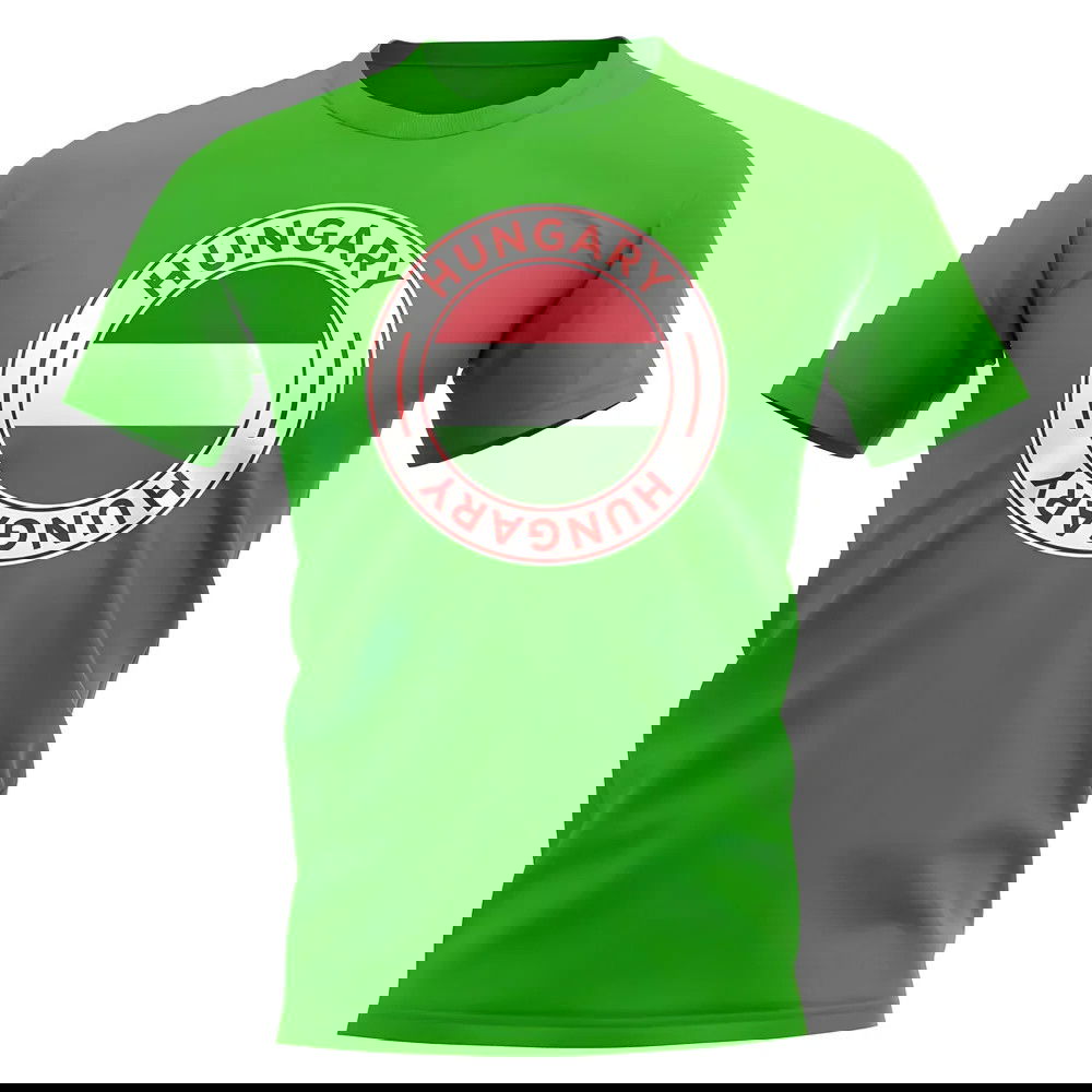 Hungary Football Badge T-Shirt (Green)