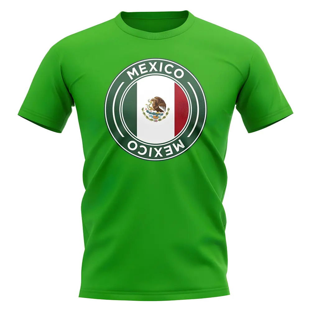 Mexico Football Badge T-Shirt (Green)