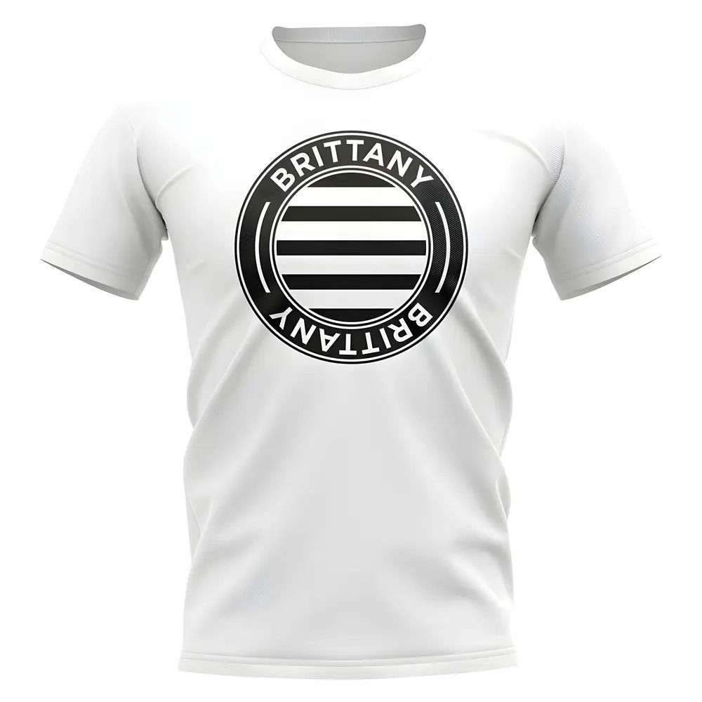 Brittany Football Badge T-Shirt (White)