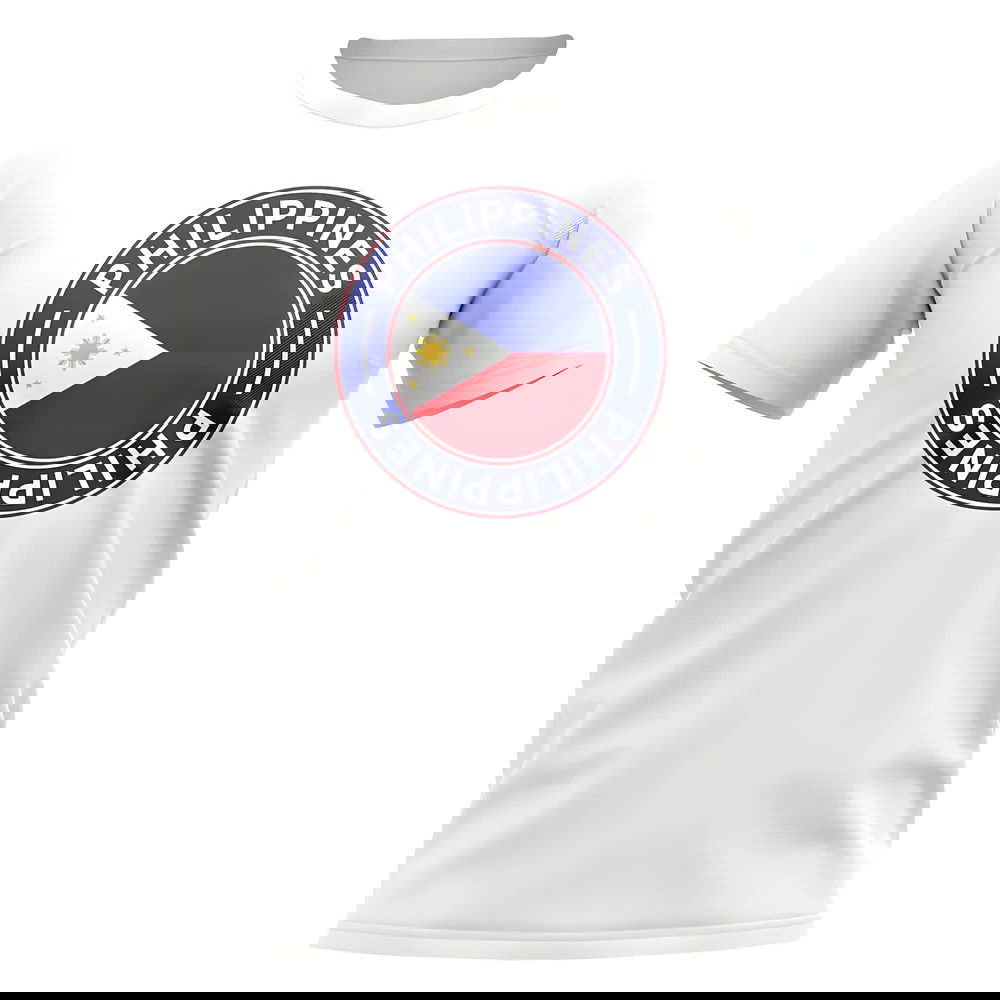 Philippines Football Badge T-Shirt (White)