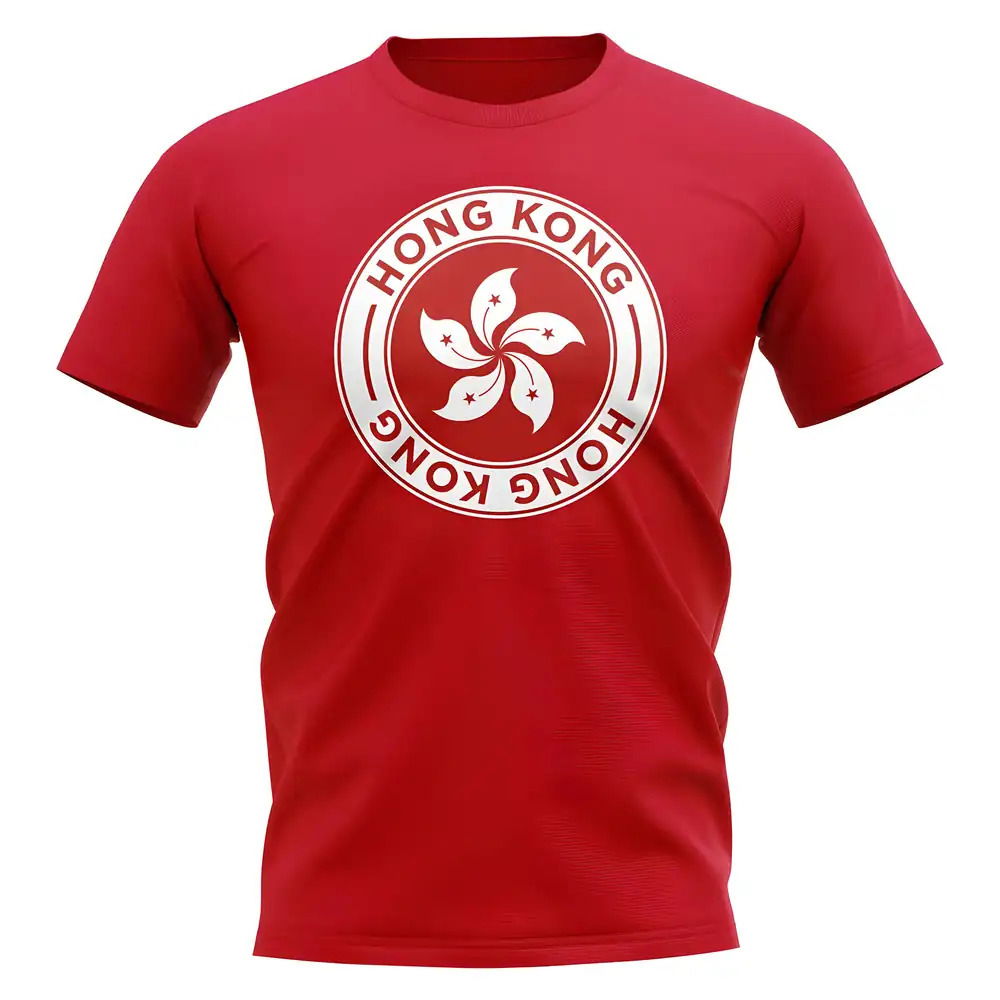 Hong Kong Football Badge T-Shirt (Red)