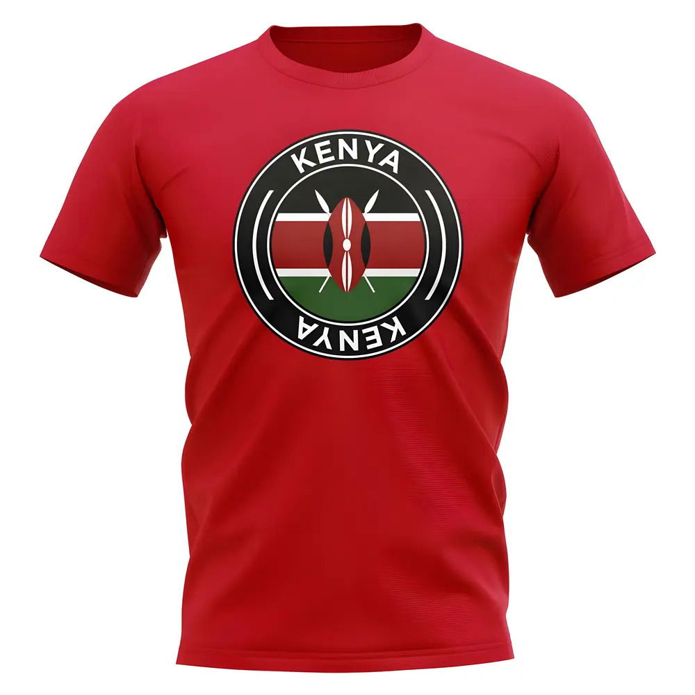 Kenya Football Badge T-Shirt (Red)