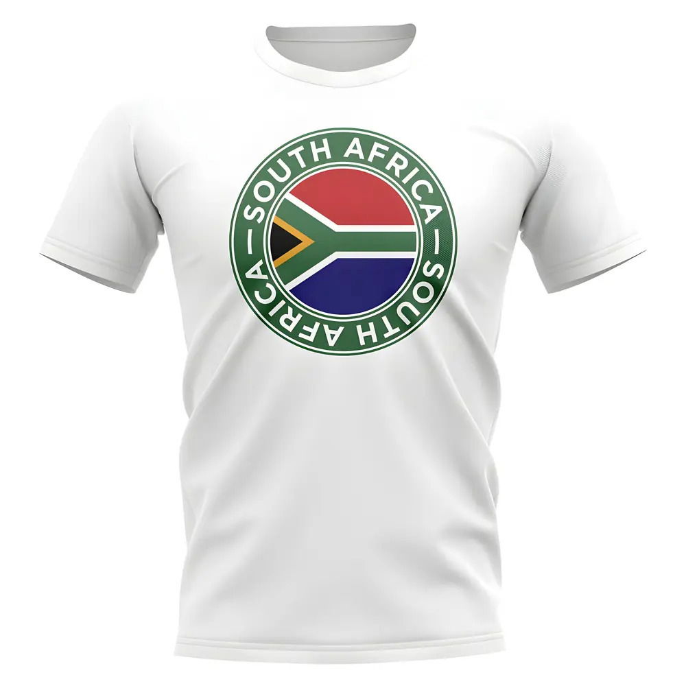 South Africa Football Badge T-Shirt (White)