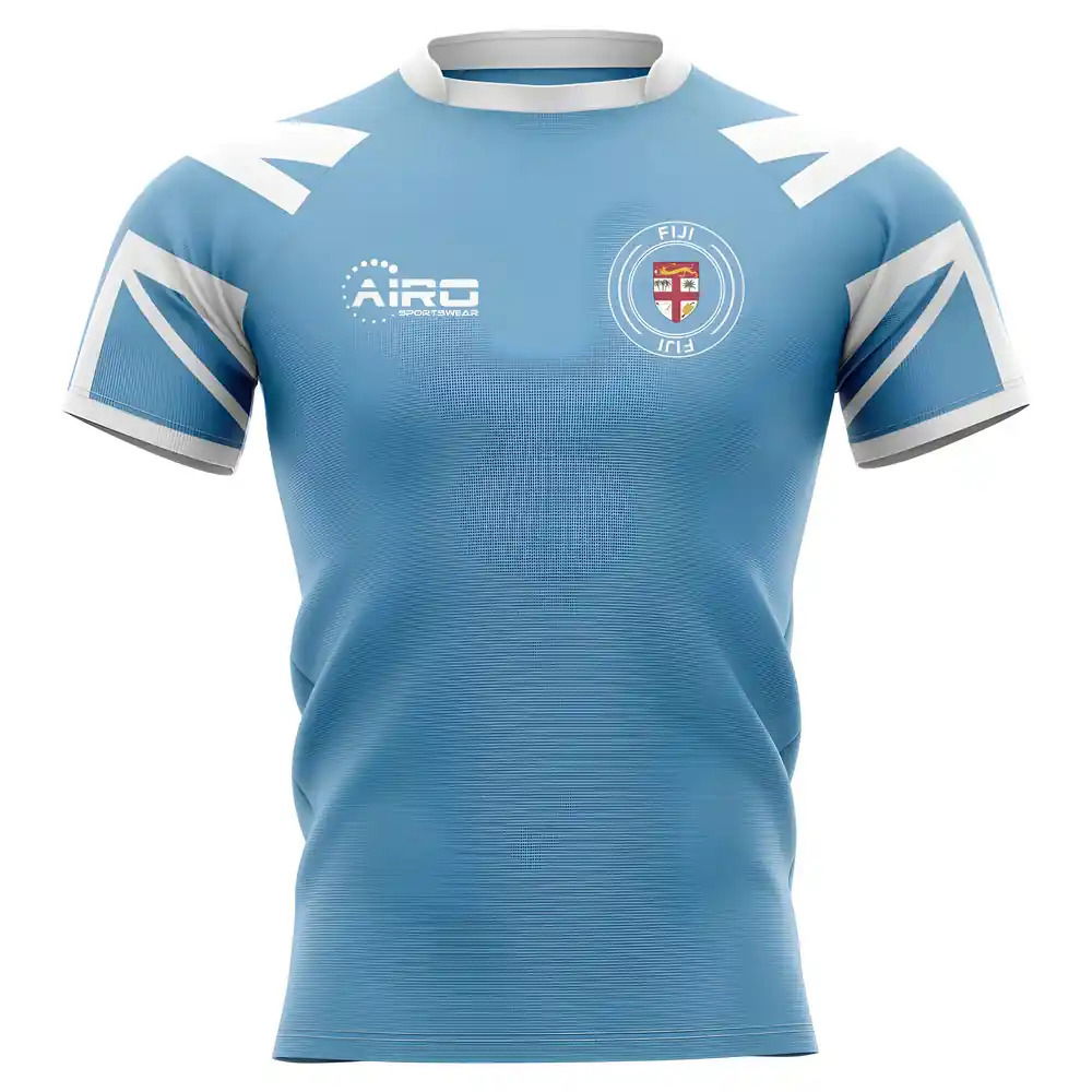 2025-2026 Fiji Flag Concept Rugby Shirt
