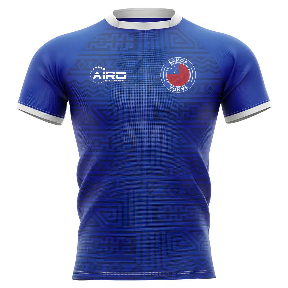 2025-2026 Samoa Home Concept Rugby Shirt - Womens