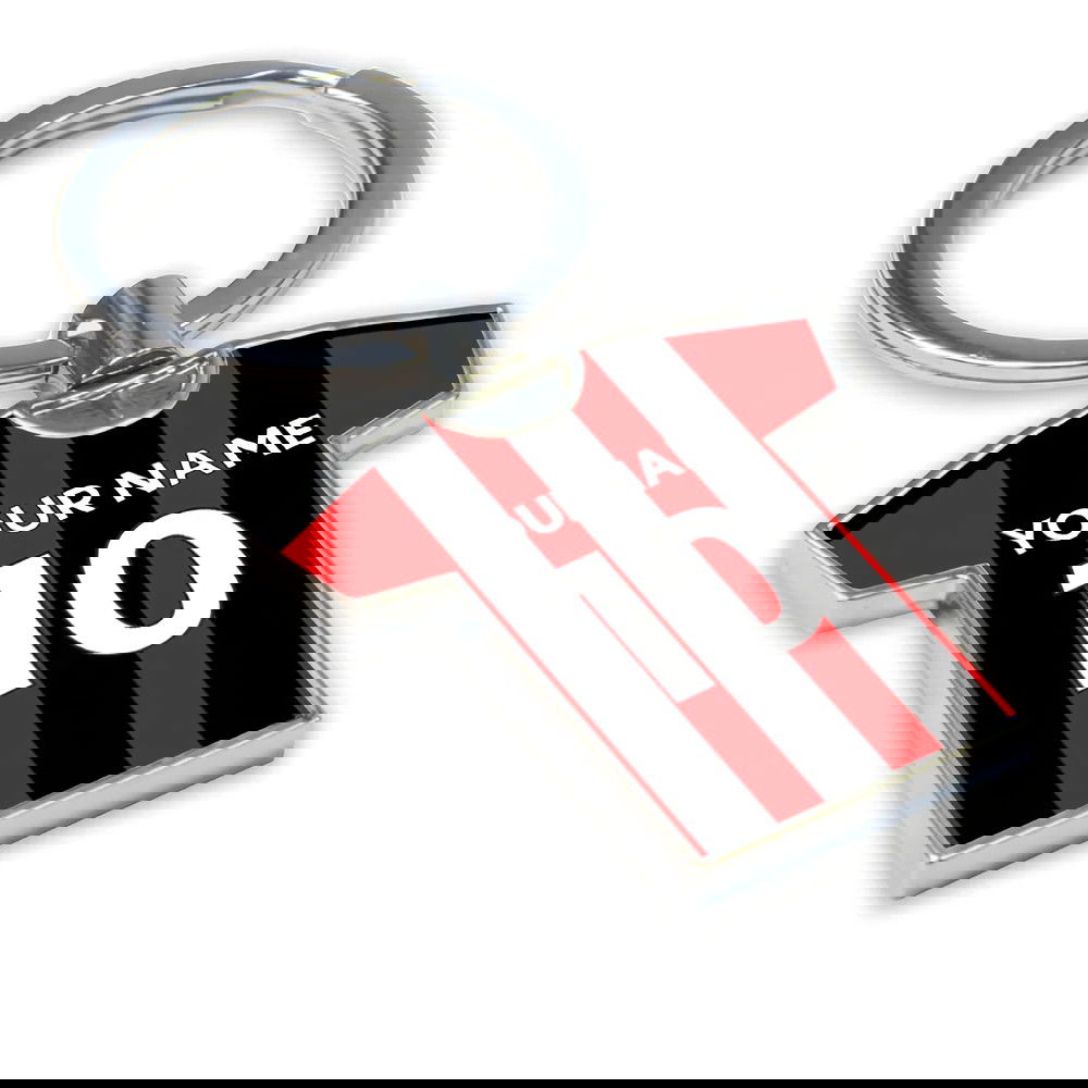 Personalised Bournemouth Football Shirt Key Ring