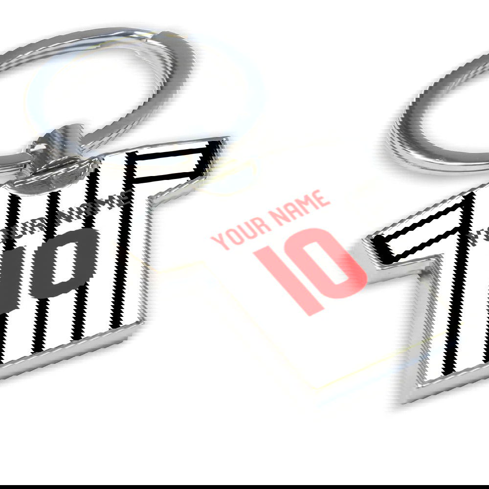 Personalised Dunfermline Football Shirt Key Ring