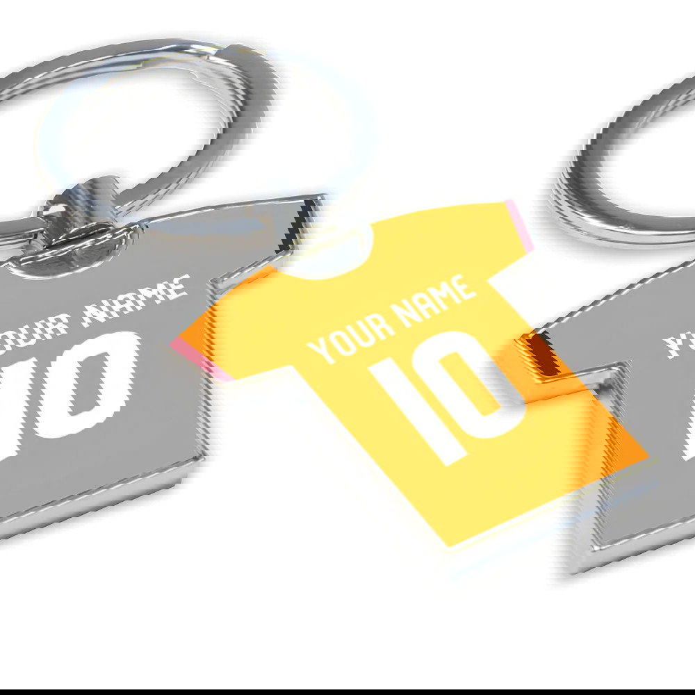 Personalised Motherwell Football Shirt Key Ring