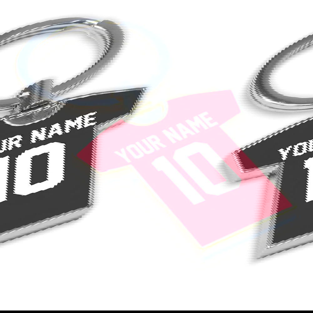 Personalised Torino Football Shirt Key Ring