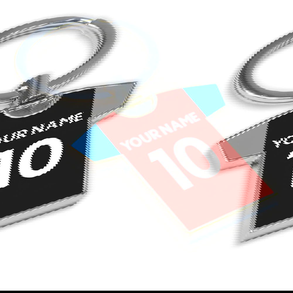 Personalised West Ham Football Shirt Key Ring