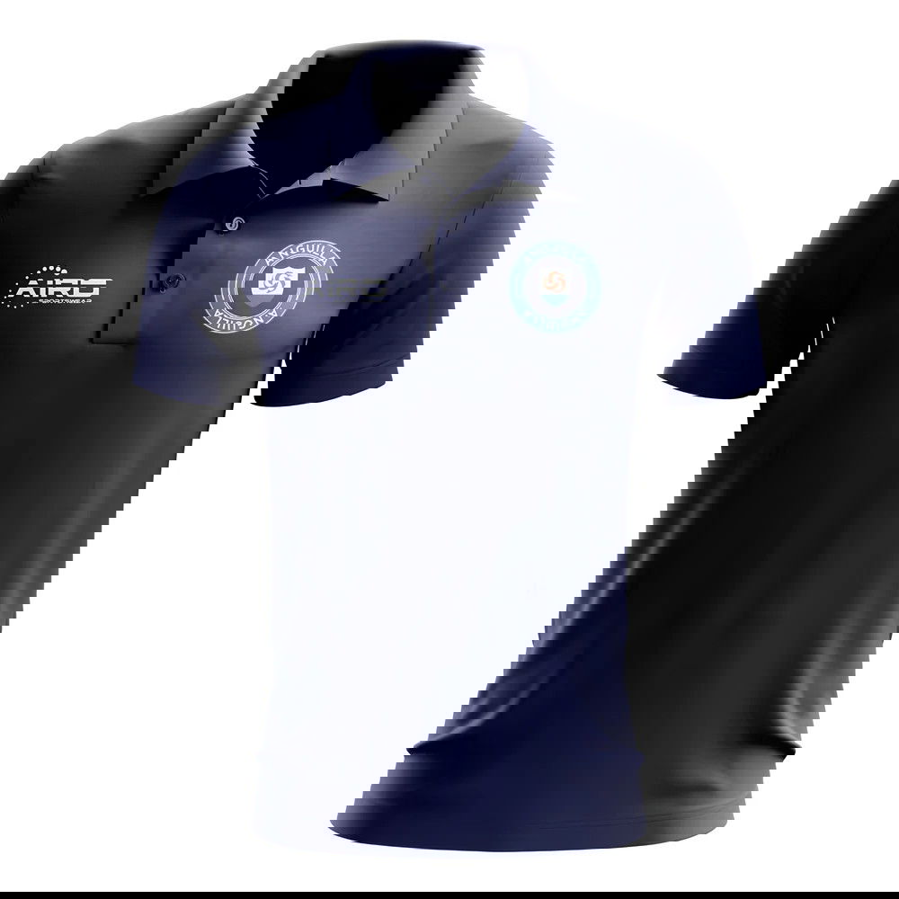 Anguilla Football Polo Shirt (Navy)