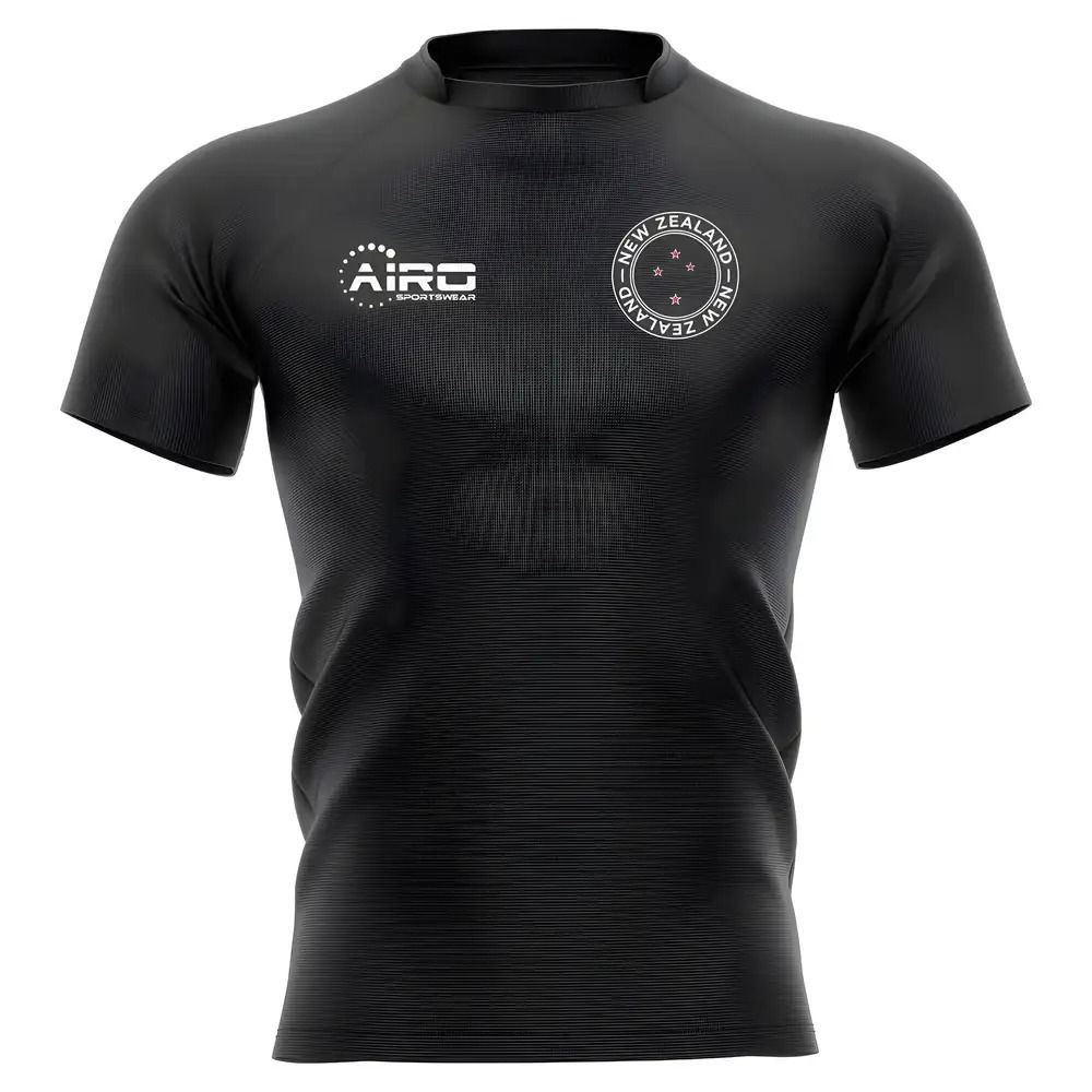 2025-2026 New Zealand All Blacks Home Concept Rugby Shirt - Kids