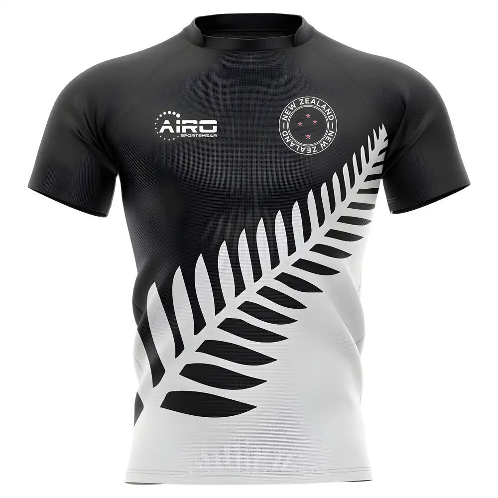 2025-2026 New Zealand All Blacks Fern Concept Rugby Shirt