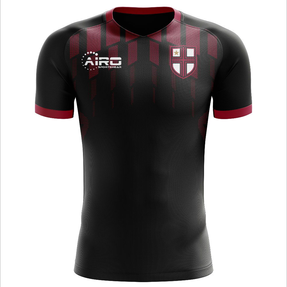 2025-2026 Milan Pre-match Concept Football Shirt - Kids (Long Sleeve)
