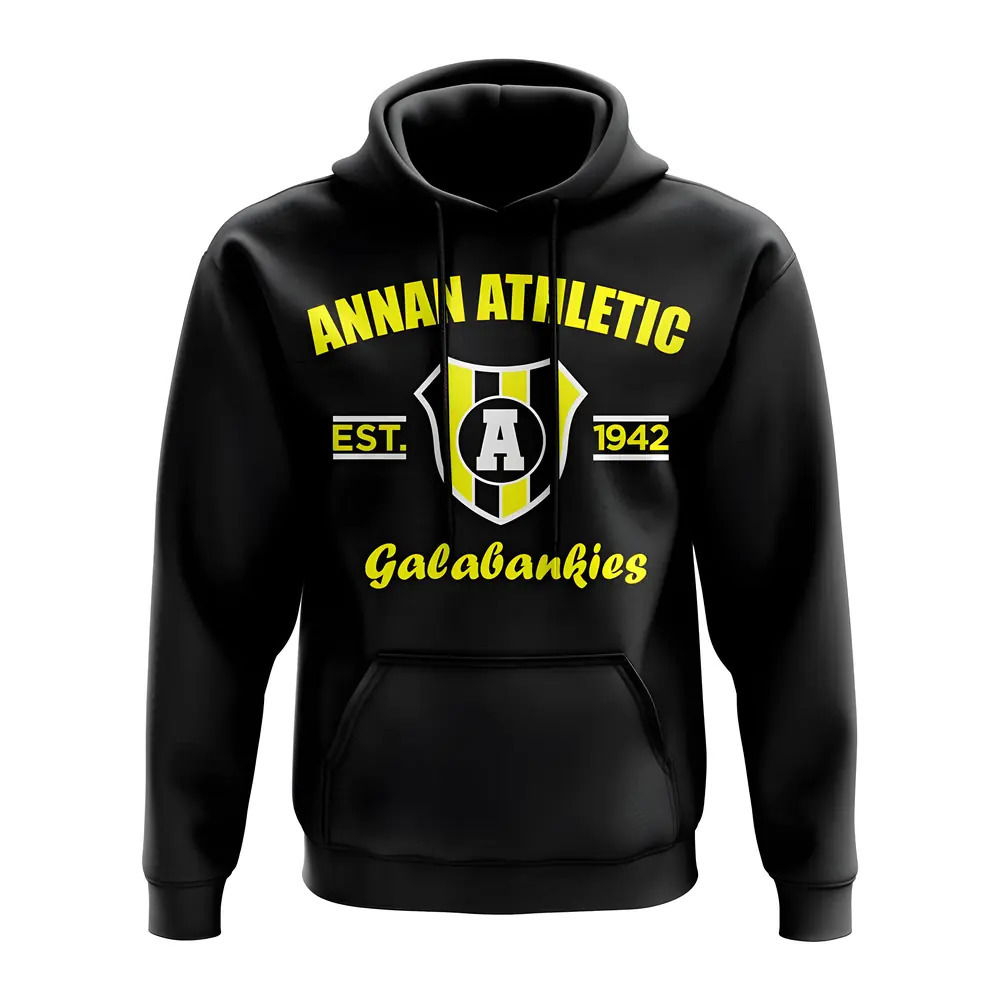 Annan Established Football Hoody (Black)