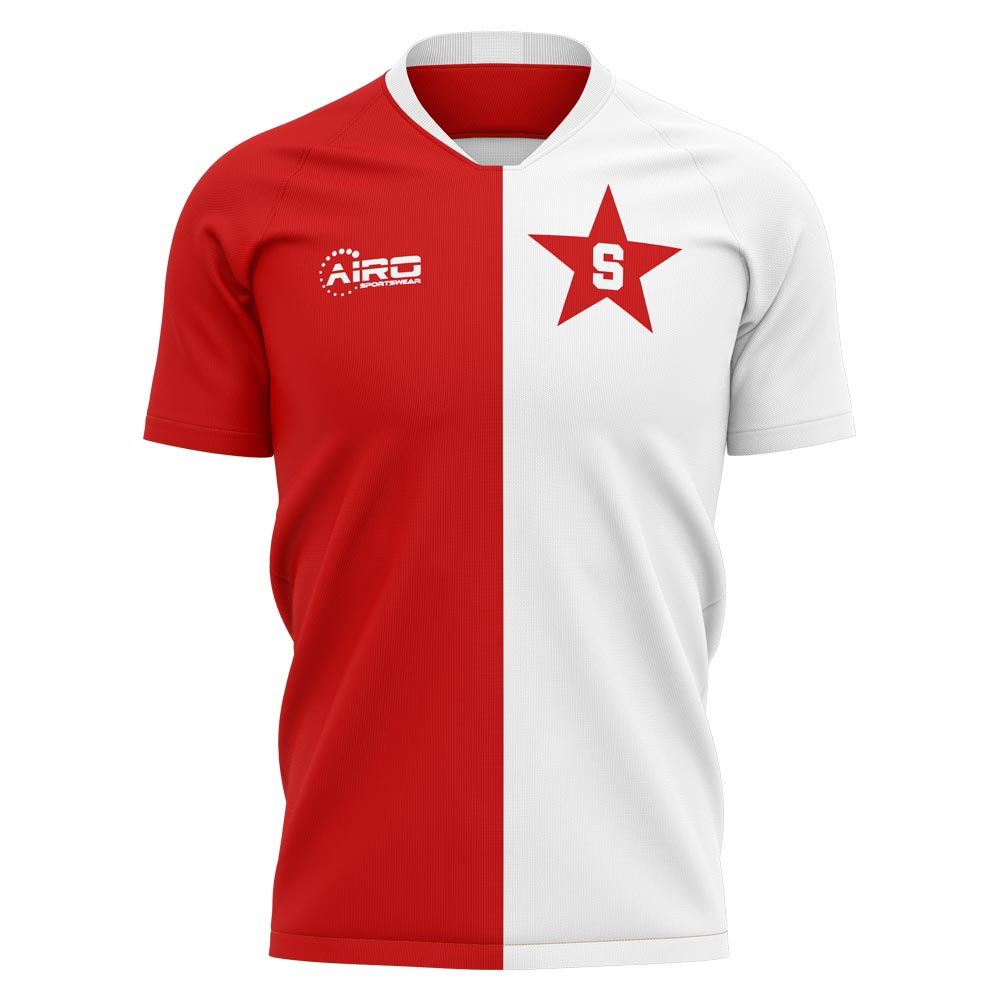 2025-2026 Slavia Prague Home Concept Football Shirt