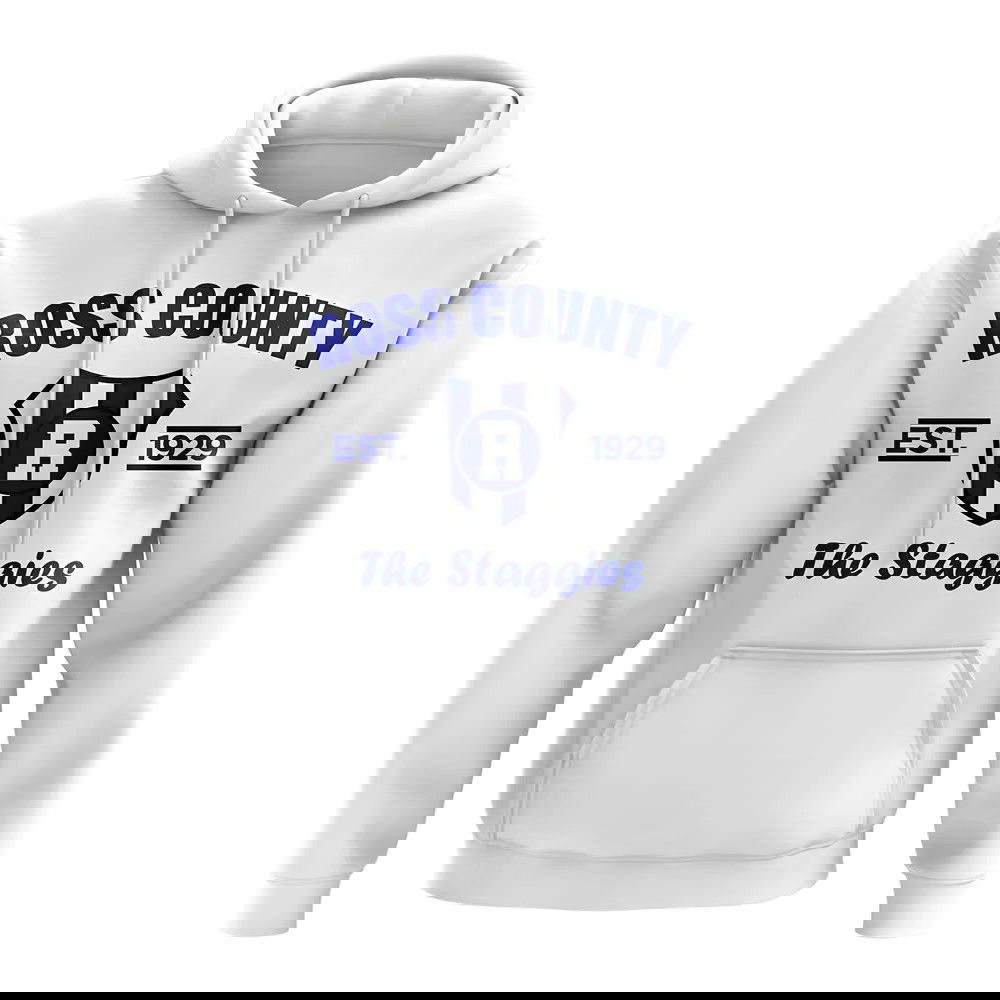 Ross County Established Football Hoody (White)