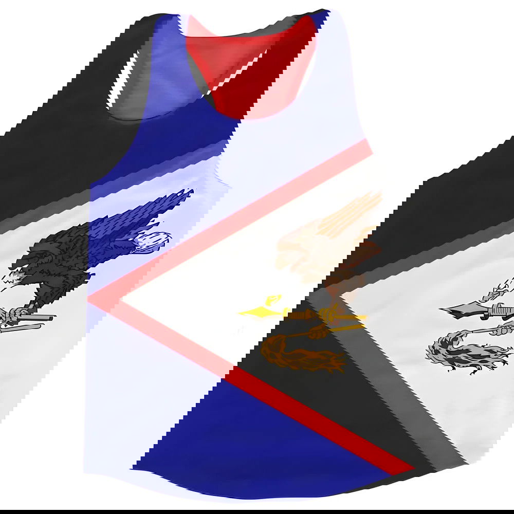 American Samoa Flag Running Vest