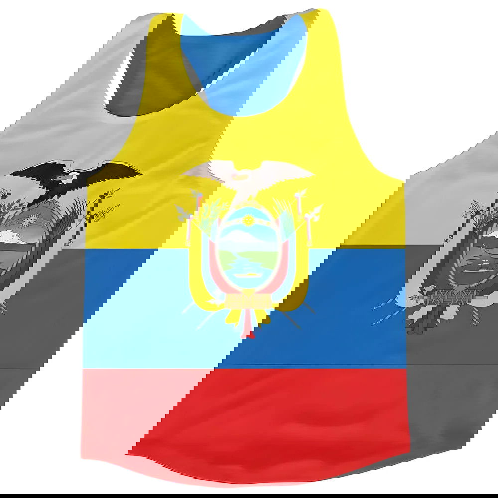 Ecuador Flag Running Vest