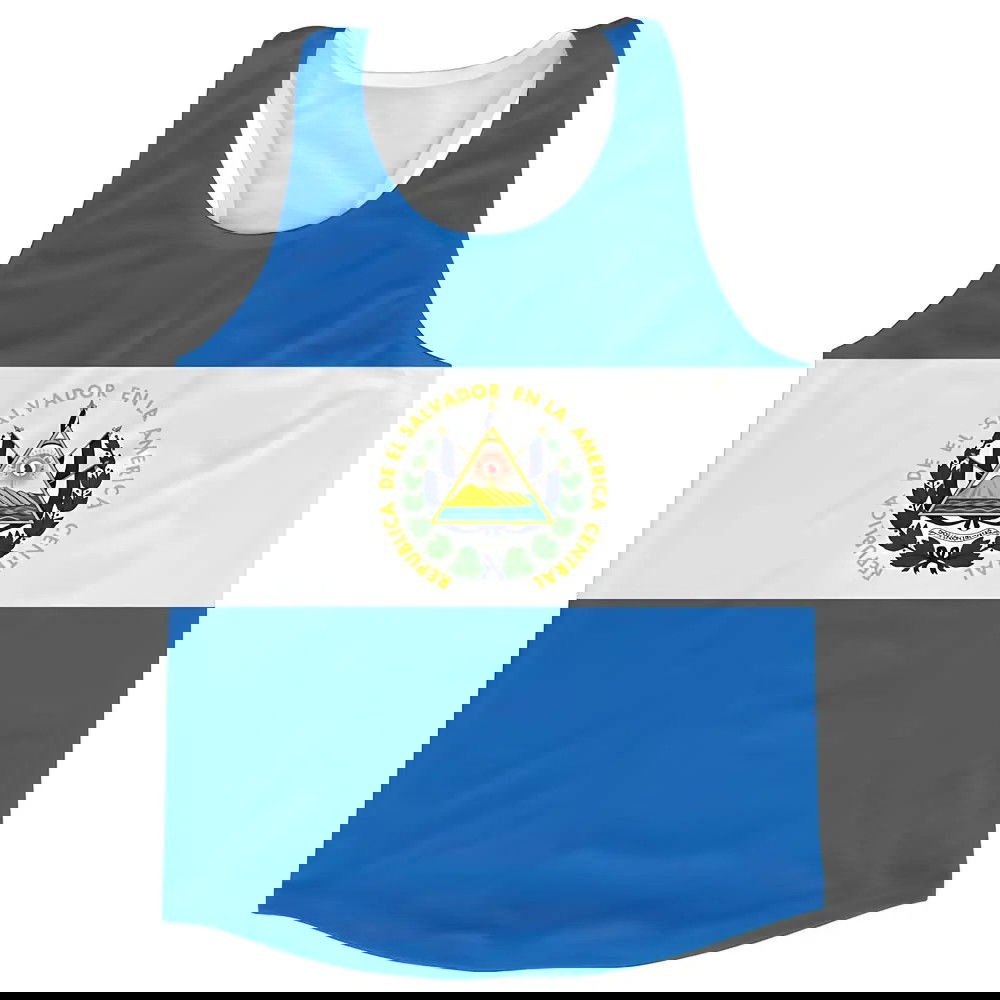 El Salvador Flag Running Vest