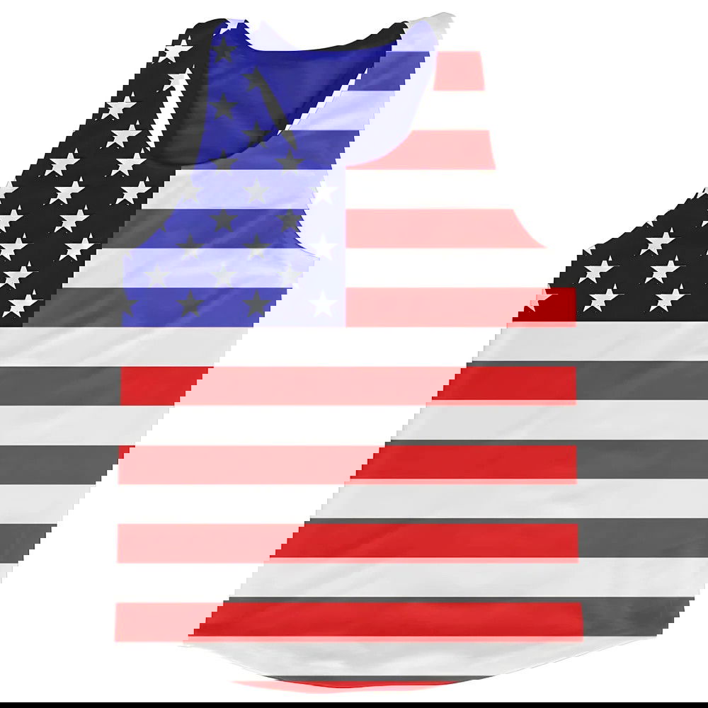 United States Flag Running Vest