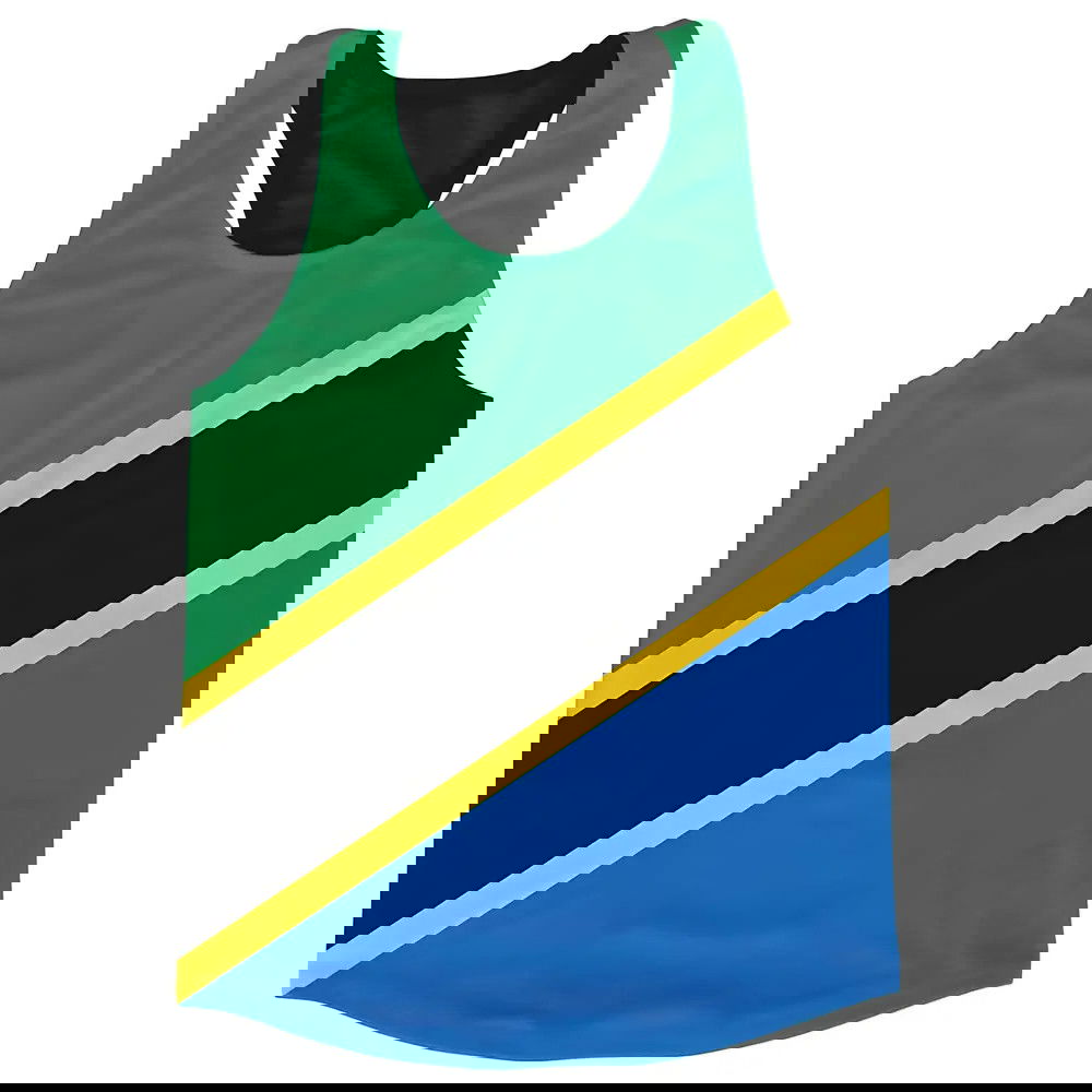 Tanzania Flag Running Vest