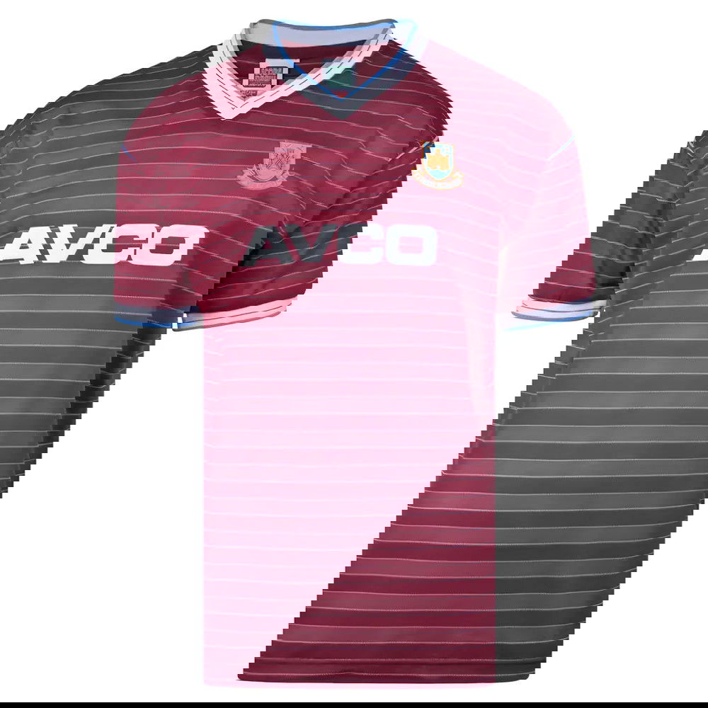 Score Draw West Ham United 1986 Retro Football Shirt