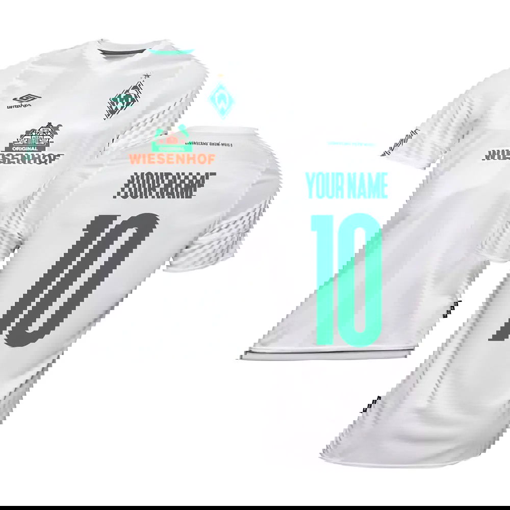 2019-2020 Werder Bremen Away Football Shirt (Your Name)