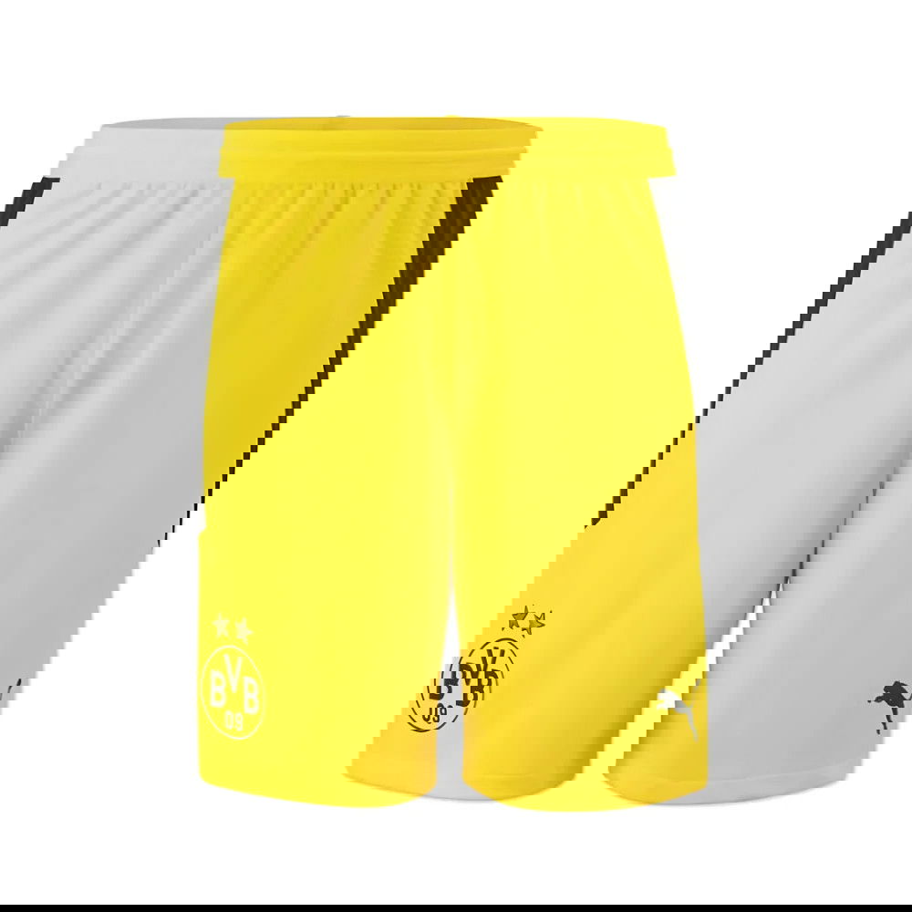 2020-2021 Borussia Dortmund Home Puma Shorts (Yellow) - Kids