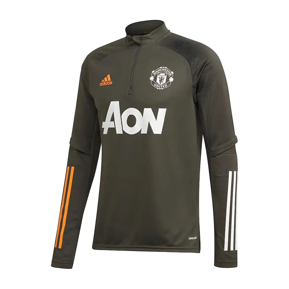 2020-2021 Man Utd Adidas Training Top (Green)