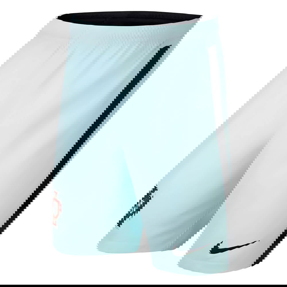 2020-2021 Portugal Nike Away Shorts (Teal Tint) - Kids