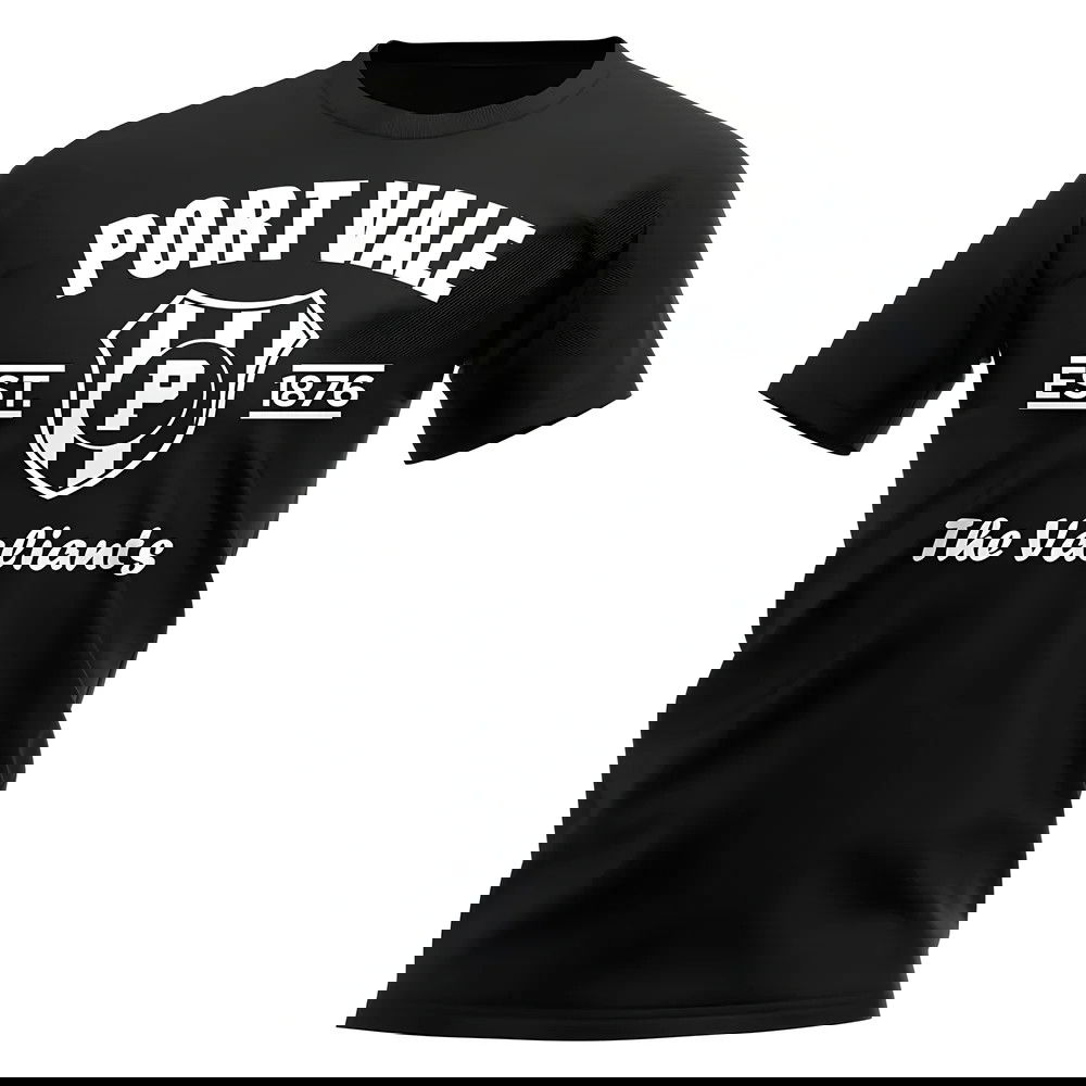 Port Vale Established Football T-Shirt (Black)