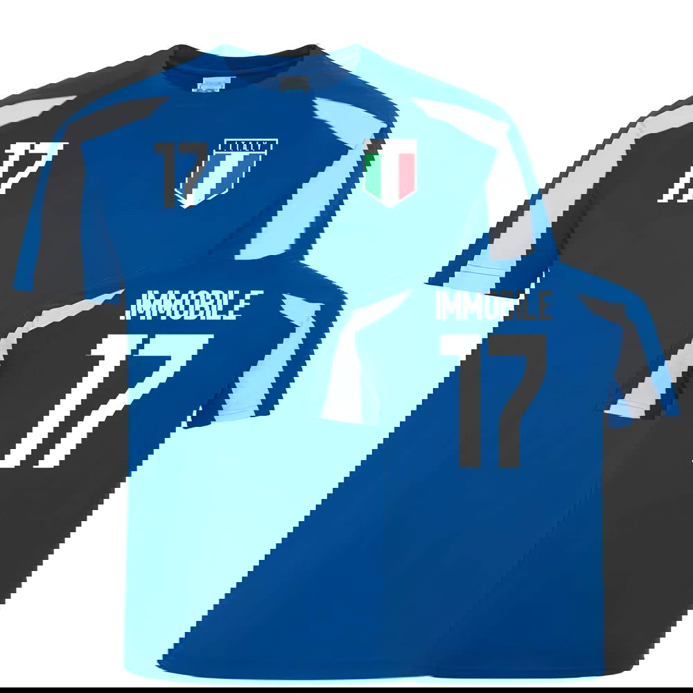 Italy Sports Training Jersey (Immobile 17)