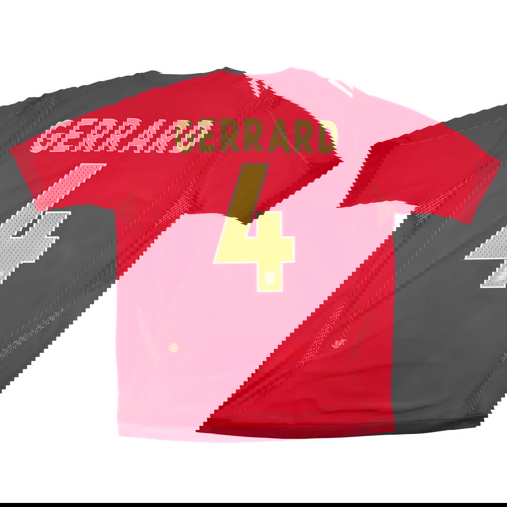 England 2006-08 Away Shirt (Gerrard #4) (Excellent)