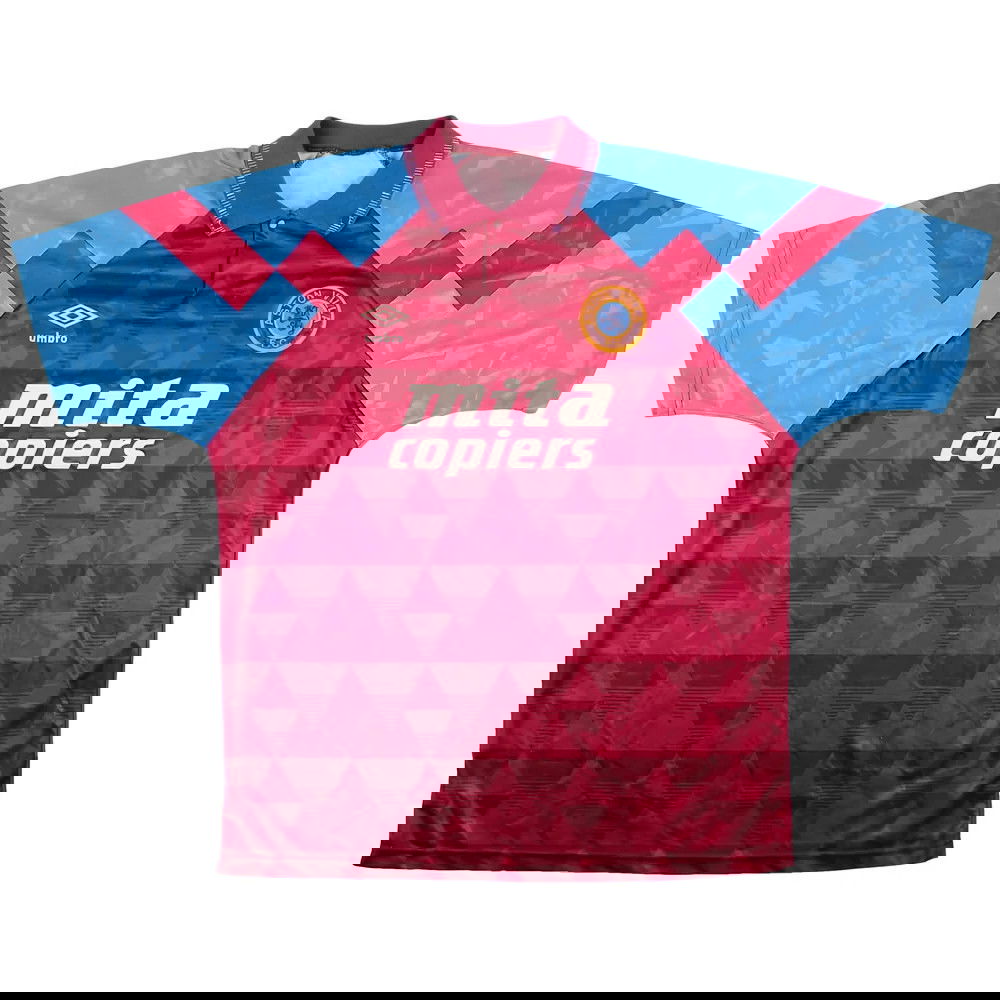 Aston Villa 1990-92 Home Shirt (XL) (Very Good)