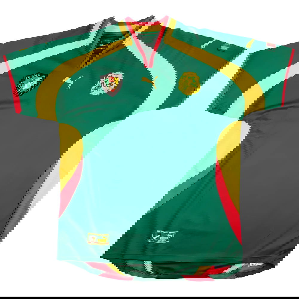 Cameroon 2000-02 Home Shirt (XL) (Very Good)