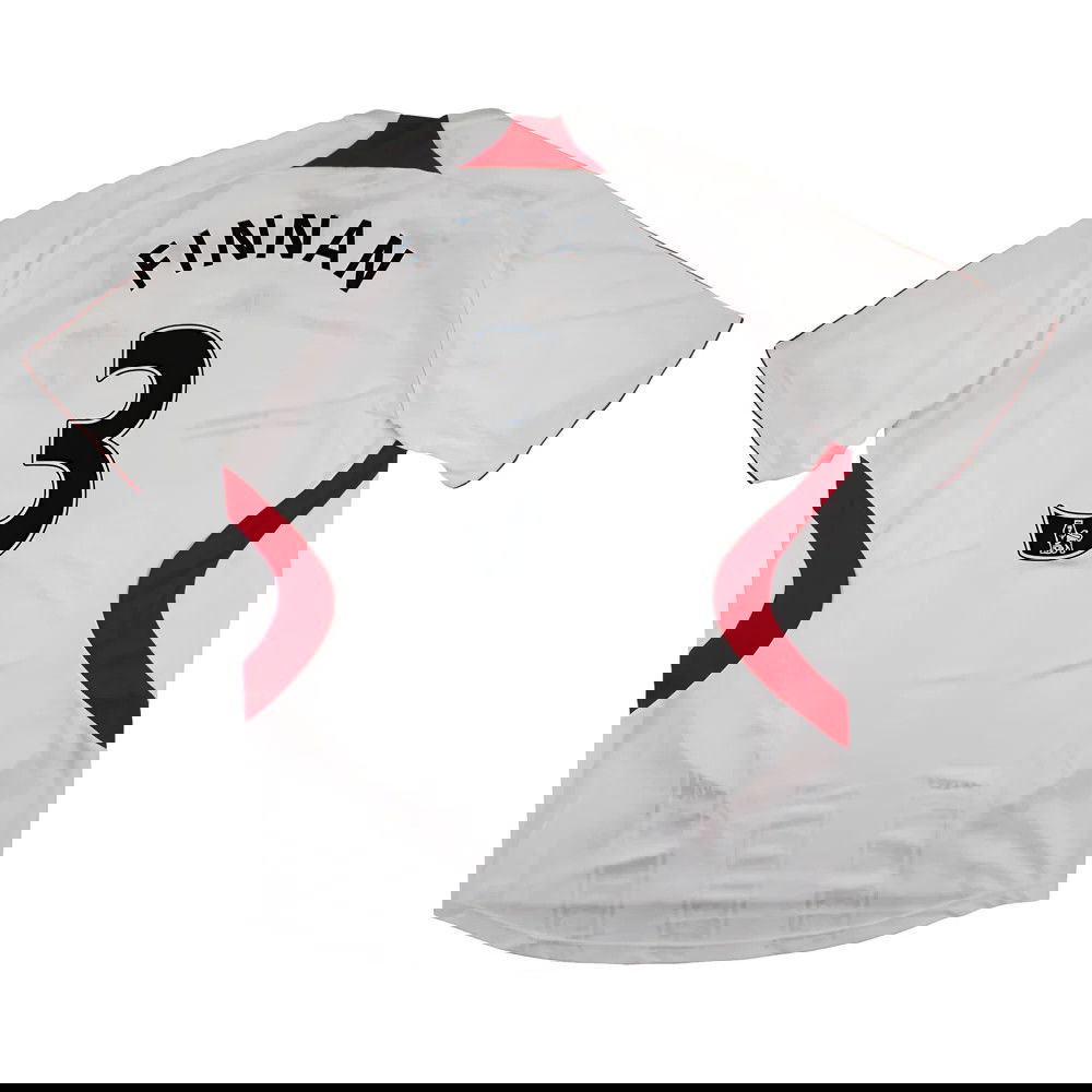 Liverpool 2007-08 Away Shirt (XL) Finnan #3 (Very Good)