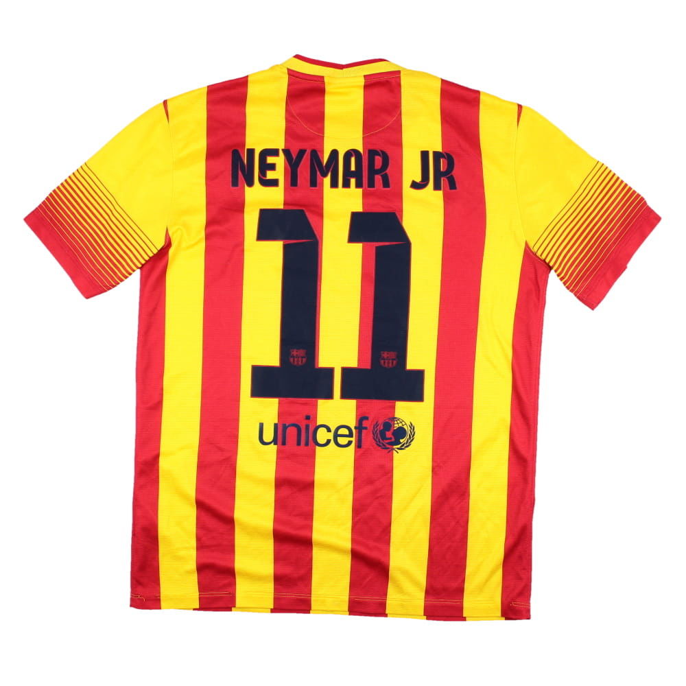 Barcelona 2013-14 Away Shirt (M) Neymar Jr #11 (Very Good