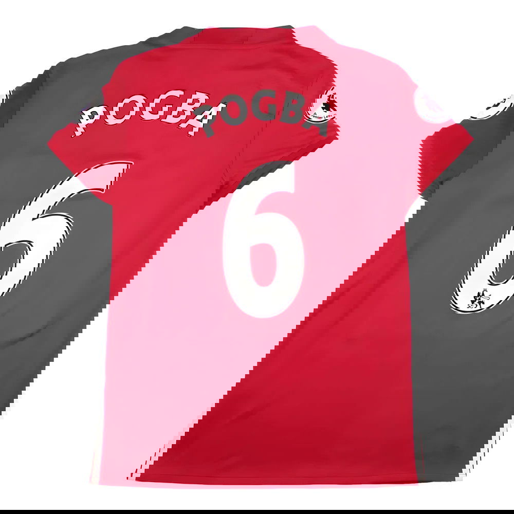 Manchester United 2016-17 Home Shirt (Womens 12) Pogba #6 (Very Good)
