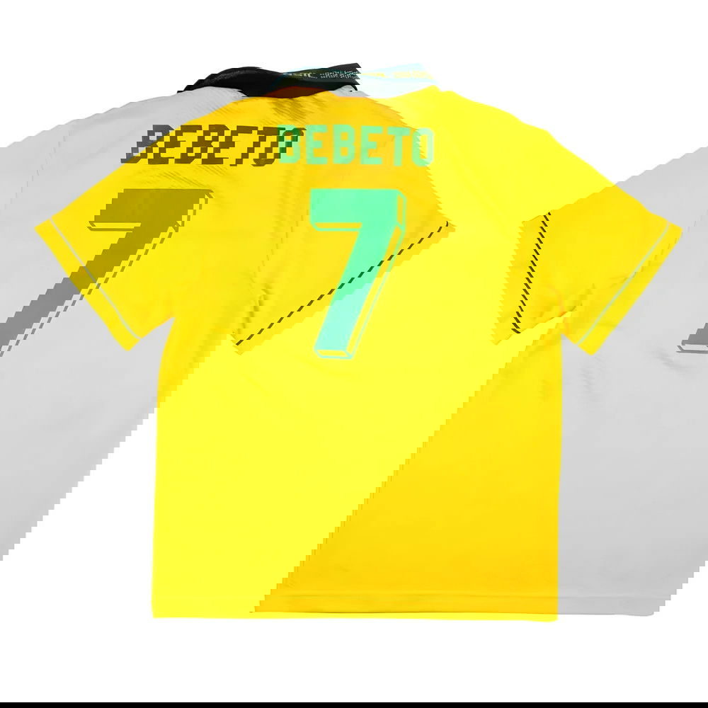 Brazil 1993-95 Home Shirt (Bebeto #7) (M) (Very Good)